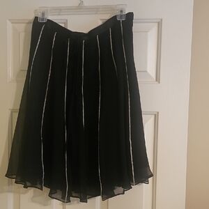 Chic Black and White Skirt